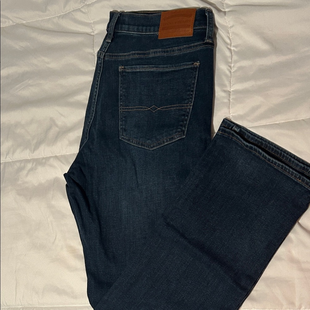 Lucky Brand Dark Blue Straight Leg Jeans